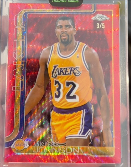 2025-26 Topps Chrome #244 Magic Johnson — front