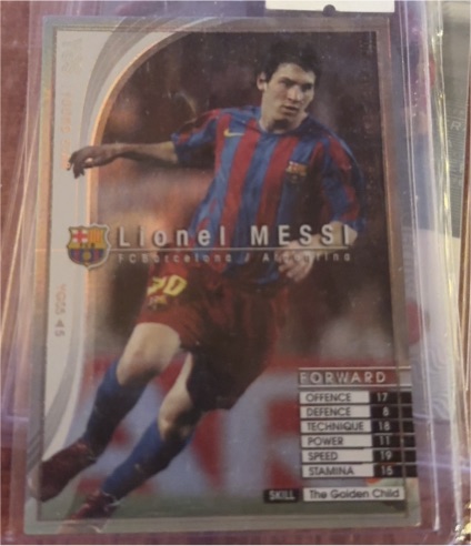 2005-06 Panini WCCF European Clubs Young Stars #YGS5 Lionel Messi — front