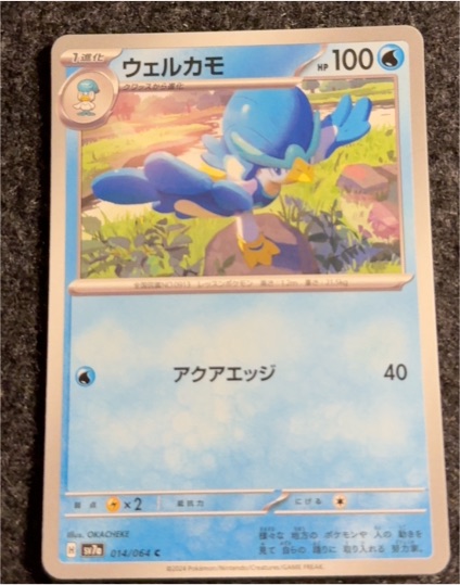 2024 Pokémon Scarlet & Violet #014 Quaxwell — front