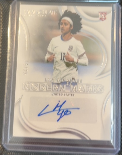 2024-25 Panini Immaculate Modern Marks #Lily Yohannes — front