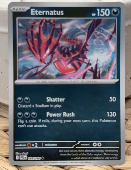 2023 Pokémon ME02: Phantasmal Flames #069 Eternatus — front