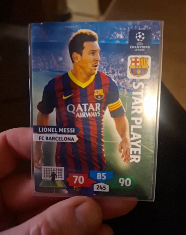 2013 Panini Adrenalyn XL Champions League #245 Lionel Messi — front