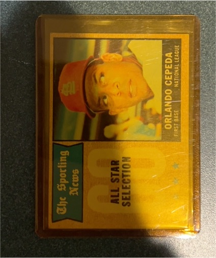 1968 Topps #362 Orlando Cepeda All Star — front