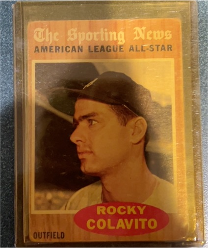 1962 Topps #472 Rocky Colavito — front