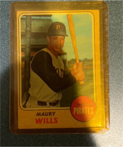 1968 Topps #175 Maury Wills — front