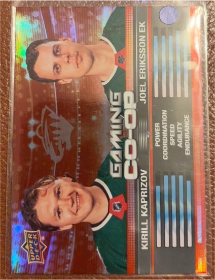 2024-25 Upper Deck Gaming Co-Op #CGO-10 Kirill Kaprizov/Joel Eriksson Ek — front