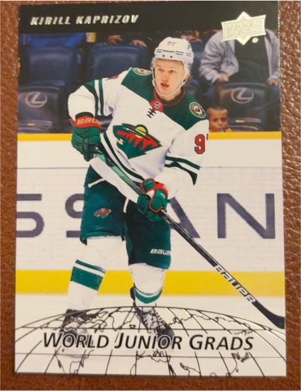 2022-23 Upper Deck World Junior Grads #WG-21 Kirill Kaprizov — front