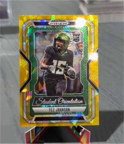 2025 Panini Prizm Draft Picks #22 Tez Johnson Student Orientation — front