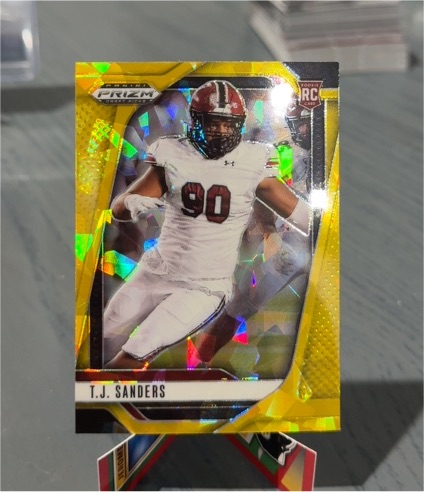 2025 Panini Prizm Draft Picks #112 T.J. Sanders — front
