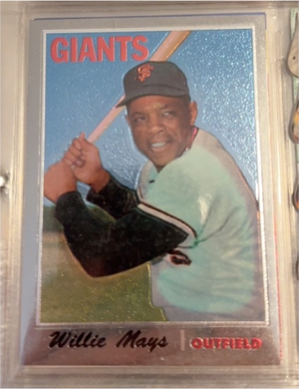 1970 Topps #600 Willie Mays — front