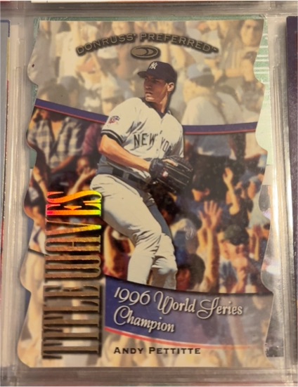 1998 Donruss Preferred #14 Andy Pettitte Title Waves — front