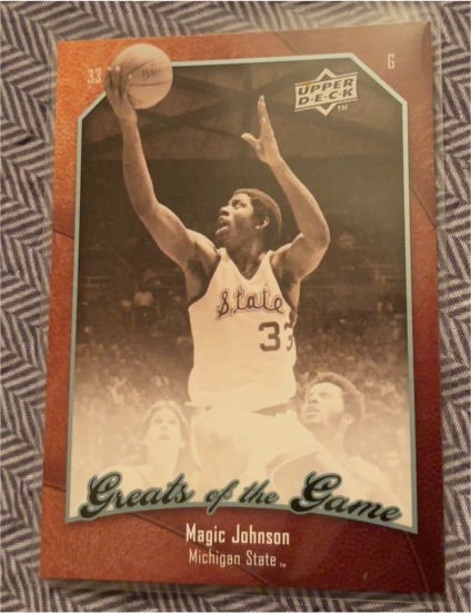 2009-10 Upper Deck Greats of the Game #33 Magic Johnson — front