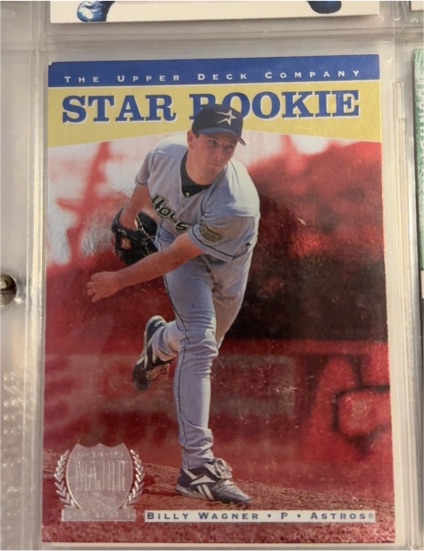 1996 Upper Deck #225 Star Rookie Billy Wagner — front