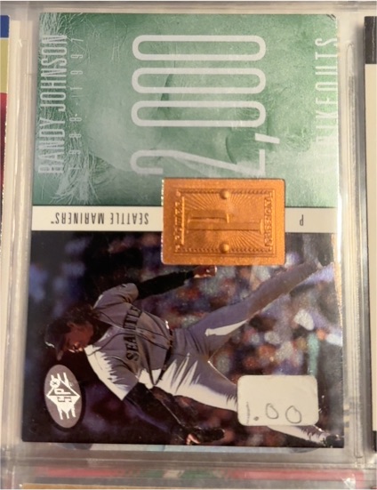 1998 Upper Deck SPx Finite #211 Randy Johnson — front