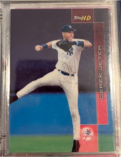 2001 Topps HD #1 Derek Jeter — front
