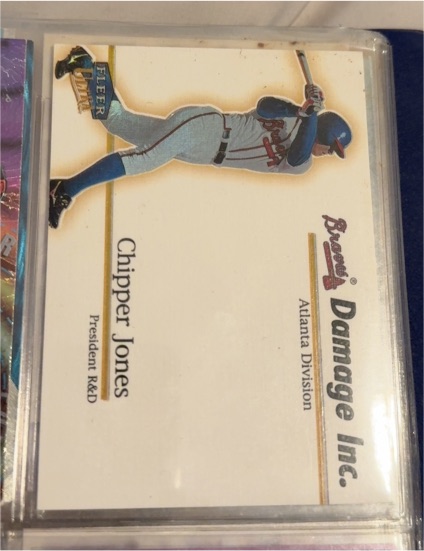 1999 Fleer Ultra #4 Chipper Jones Damage Inc. — front