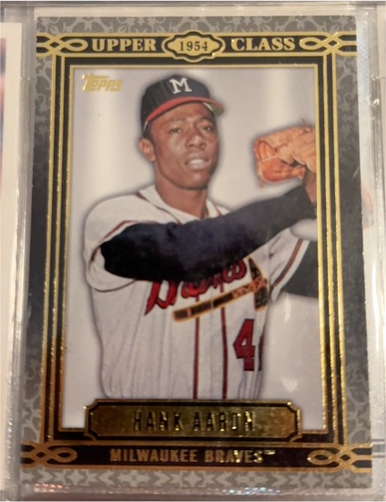 2014 Topps Upper Class #UC-48 Hank Aaron — front
