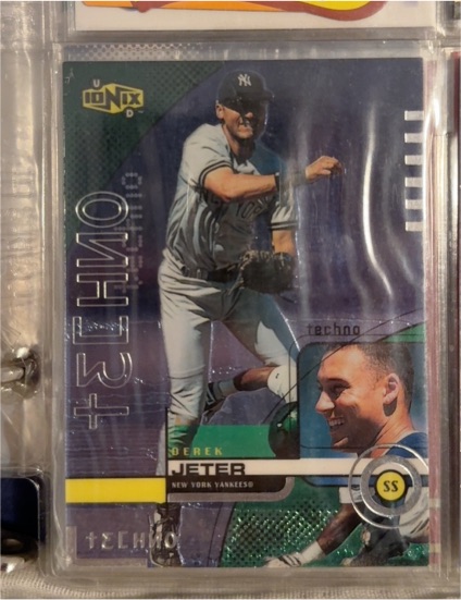 1999 Upper Deck Ionix Techno #R78 Derek Jeter — front