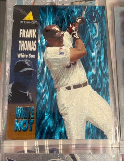1995 Pinnacle #White Hot Frank Thomas — front