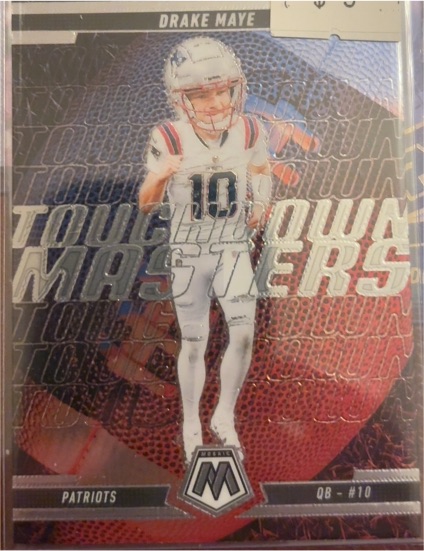 2025 Panini Mosaic Touchdown Masters #9 Drake Maye — front