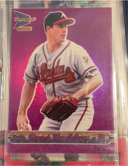 2000 Pacific Prism #73 Greg Maddux — front