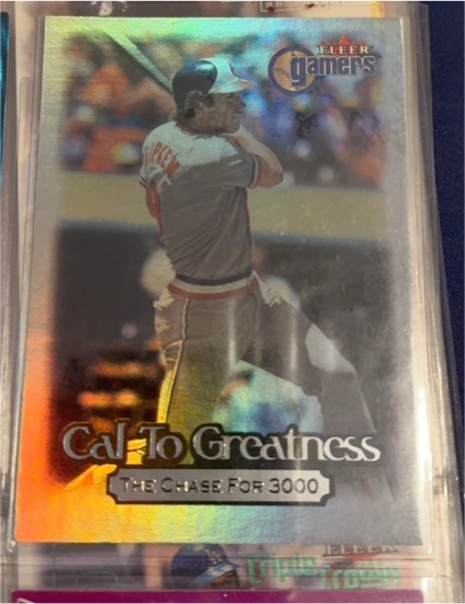 2000 Fleer Gamers Cal To Greatness Cal Ripken Jr. — front