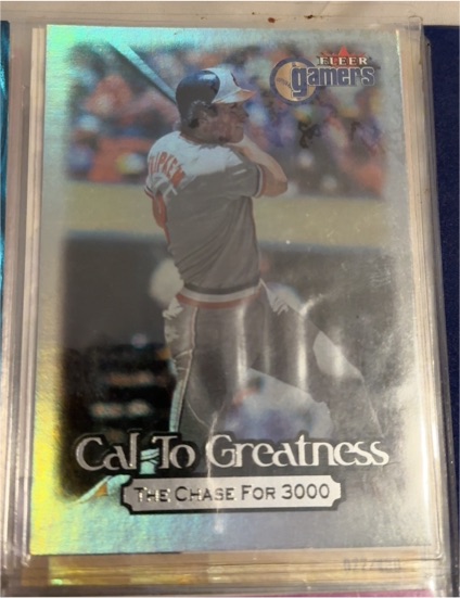 2000 Fleer Gamers Cal To Greatness #7C Cal Ripken Jr. — front