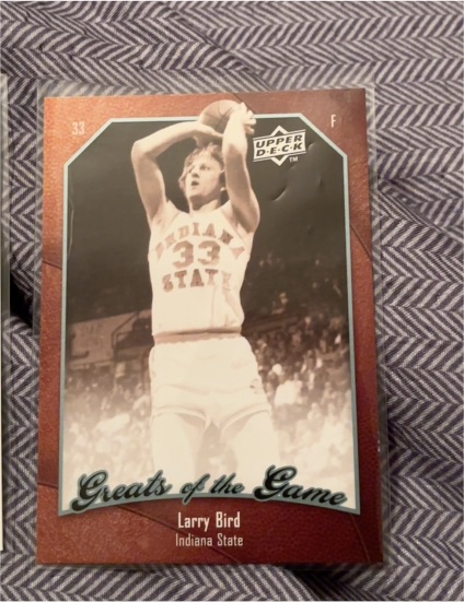 2010 Upper Deck Greats of the Game #33 Larry Bird — front