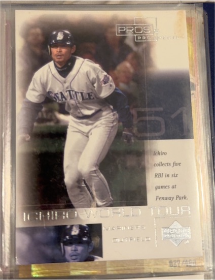 2001 Upper Deck Pros & Prospects Ichiro World Tour #WT7 Ichiro Suzuki — front
