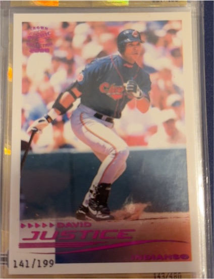 1999 Topps Chrome #141 David Justice — front