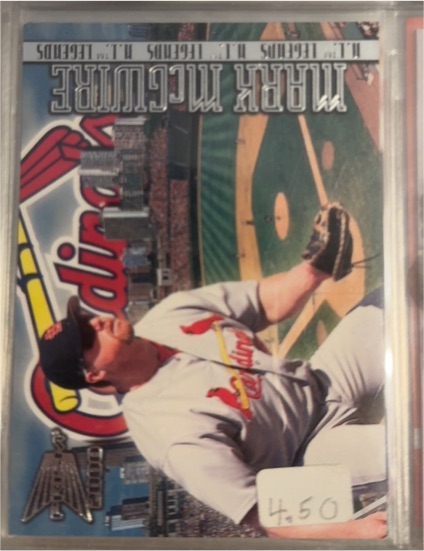 2000 Pacific Prism AL/NL Legends #N8 Mark McGwire — front
