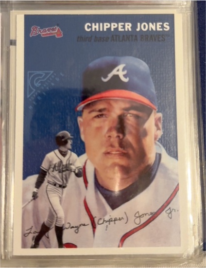 2000 Topps Gallery Heritage #TGH19 Chipper Jones — front