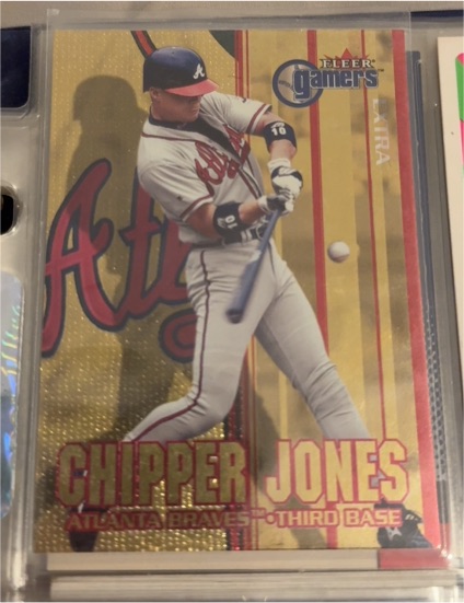 2000 Fleer Gamers #70 Chipper Jones — front
