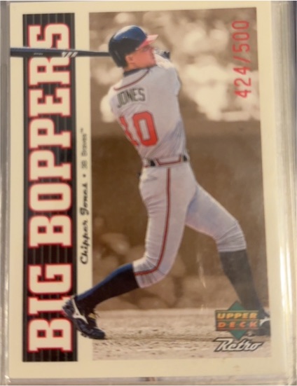 1998 Upper Deck Retro Big Boppers #B22 Andruw Jones — front