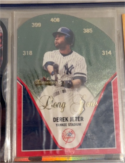 2000 Fleer Showcase #2LG Derek Jeter Long Gone — front