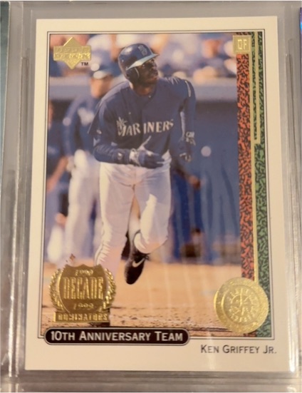 1999 Upper Deck 10th Anniversary Team #X6 Ken Griffey Jr. — front