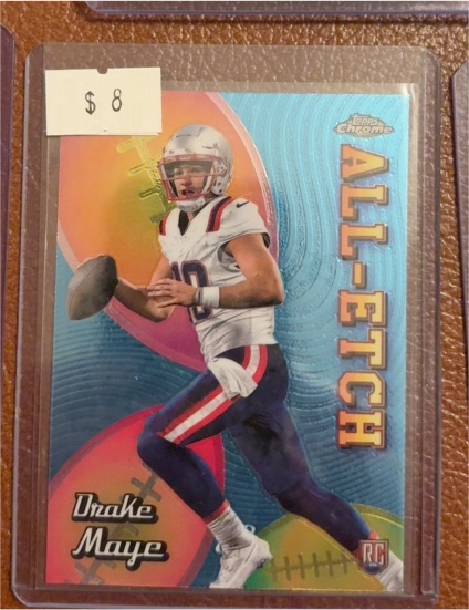 2024 Topps Chrome All-Etch #CAE-DM Drake Maye — front