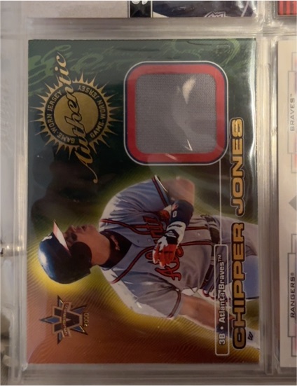 2001 Pacific Private Stock #38 Chipper Jones — front