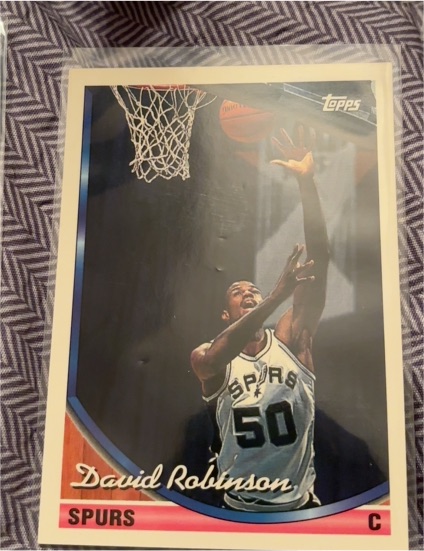1993-94 Topps #228 David Robinson — front