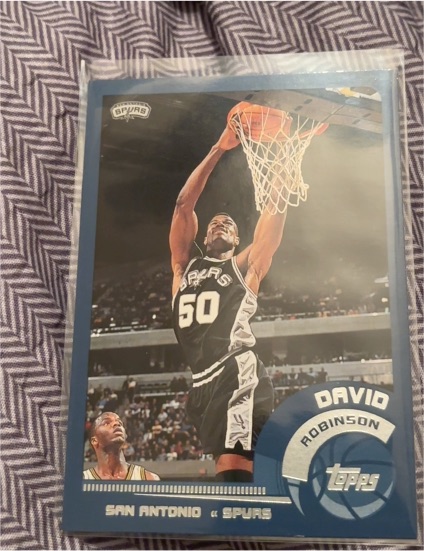 2002-03 Topps #87 David Robinson — front