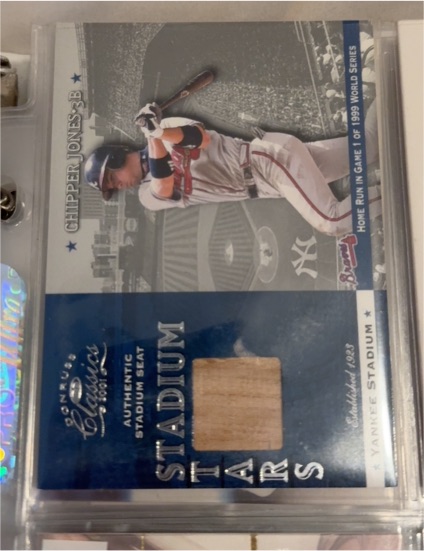 2001 Donruss Classics Stadium Stars #SS-15 Chipper Jones — front
