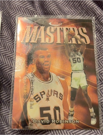 1997-98 Topps Finest Masters #203 David Robinson — front