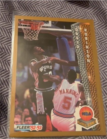 1992-93 Fleer #248 David Robinson — front
