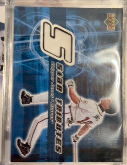 2002 Upper Deck Star Tributes #ST-CJ Chipper Jones — front