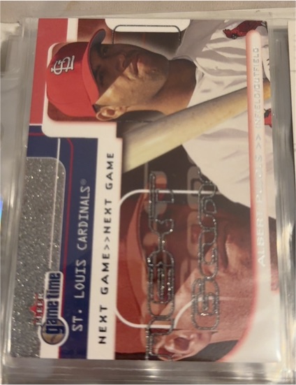 2001 Fleer Game Time #121 Albert Pujols Rookie Card — front