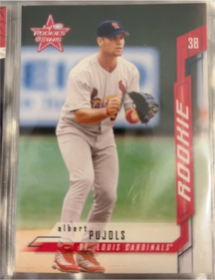 2001 Leaf Rookies and Stars #205 Albert Pujols — front