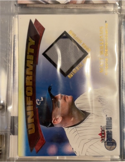 2001 Fleer Game Time #20 Matt Williams — front
