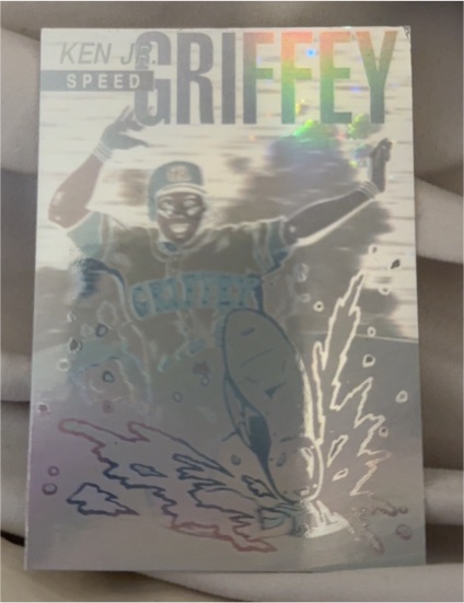1992 Arena Holograms #2 Ken Griffey Jr. Speed — front