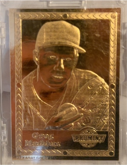 1992-98 ProMint 22K Gold #15 Greg Maddux — front