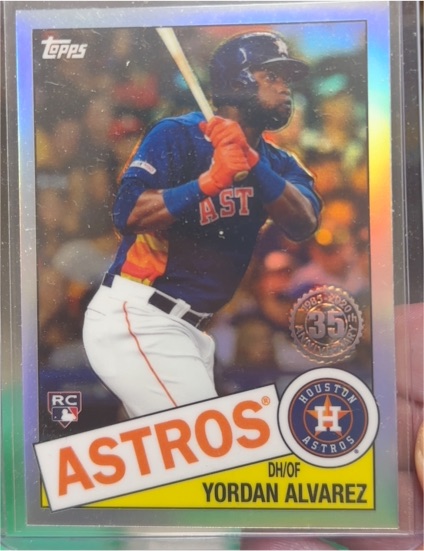 2020 Topps Chrome #85TC-4 Yordan Alvarez — front